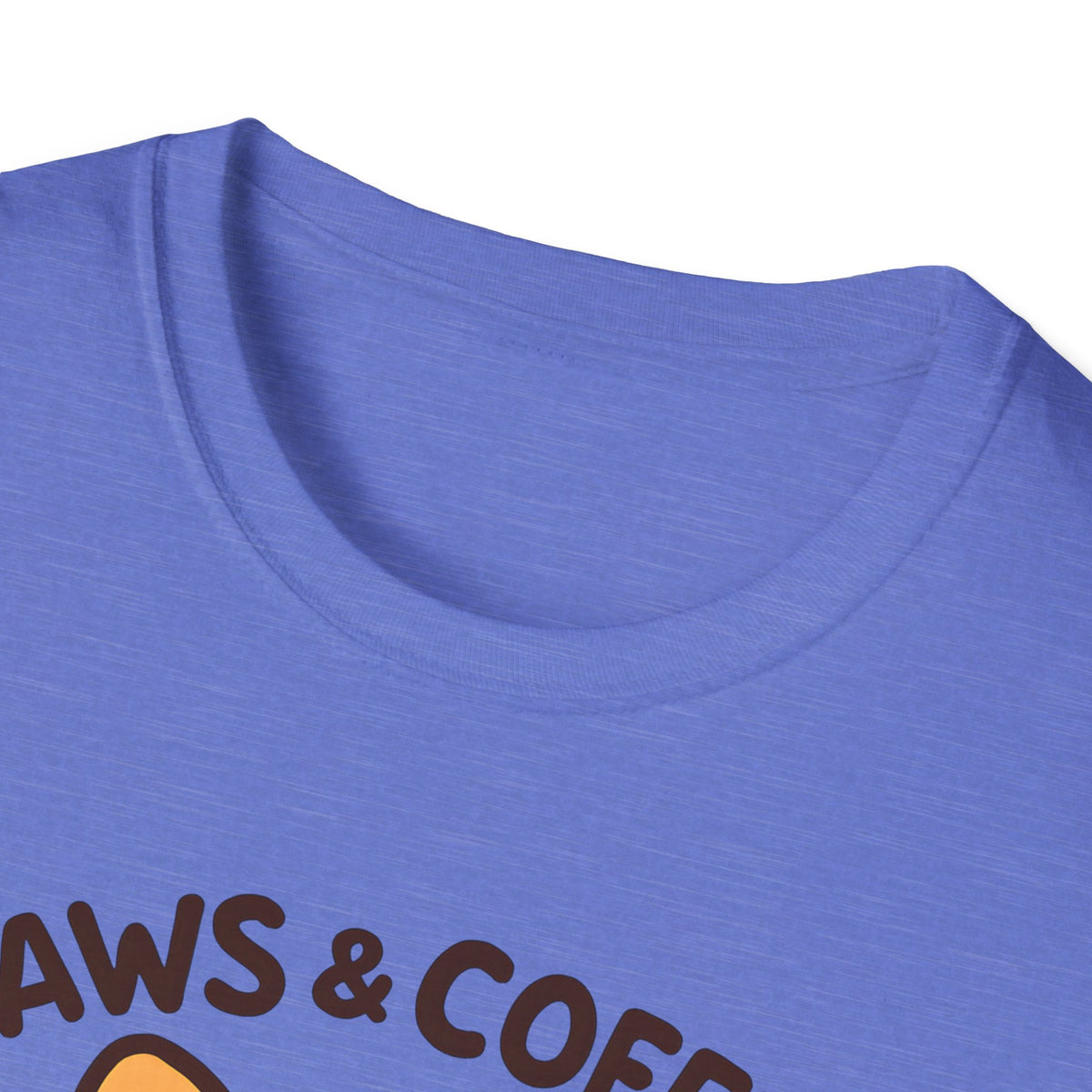 Paws and Coffee T-Shirt – Funny Gift for Dog Moms Who Love Coffee