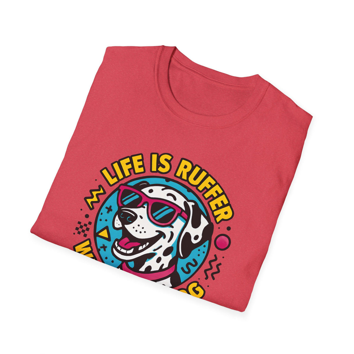 Life Is Ruff T-Shirt – Funny Dog Mom Gift Tee