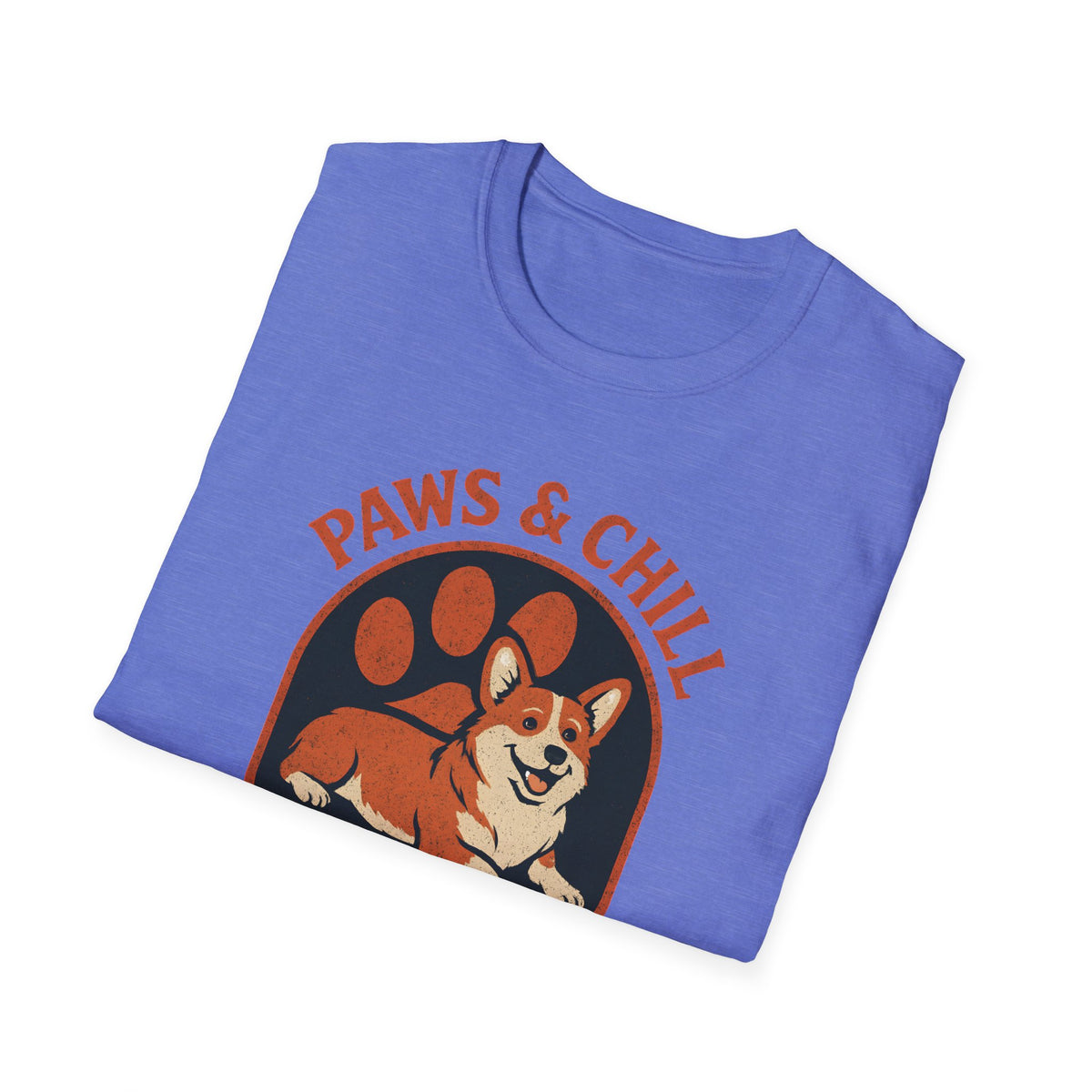 Corgi Paw Print T-Shirt – Cute Gift for Corgi Moms & Dog Lovers