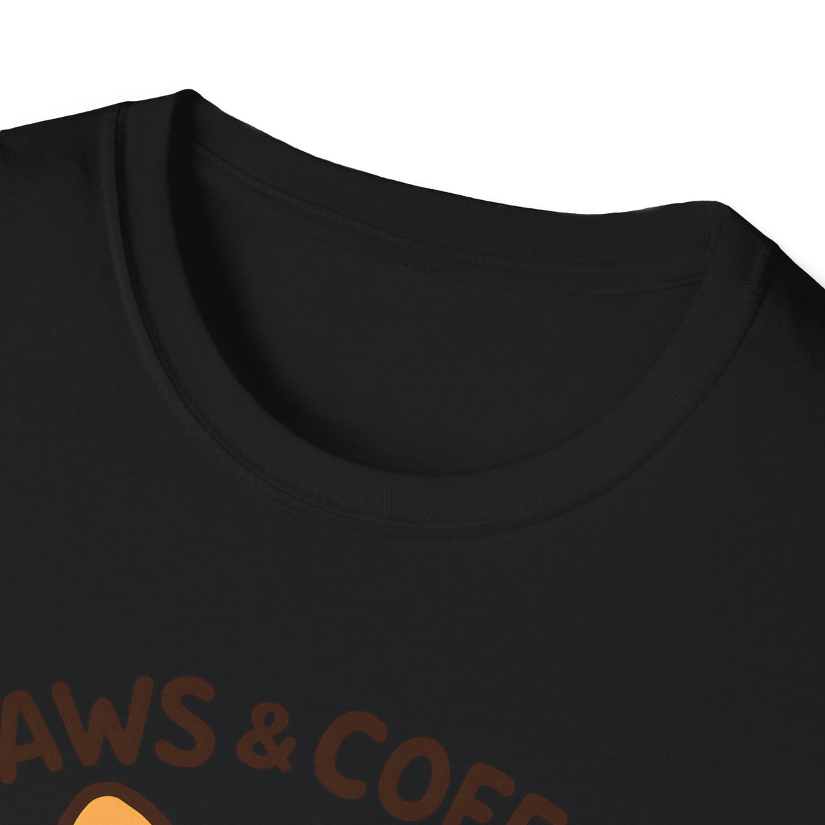 Paws and Coffee T-Shirt – Funny Gift for Dog Moms Who Love Coffee