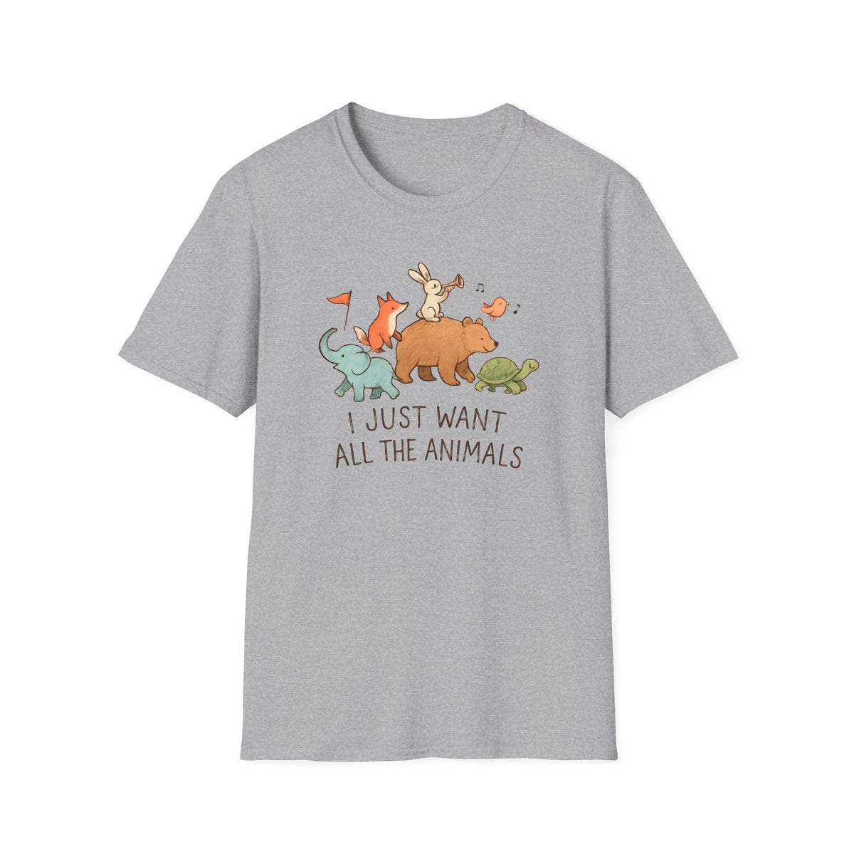 All The Animals T-Shirt – Cute Animal Lover Gift Tee