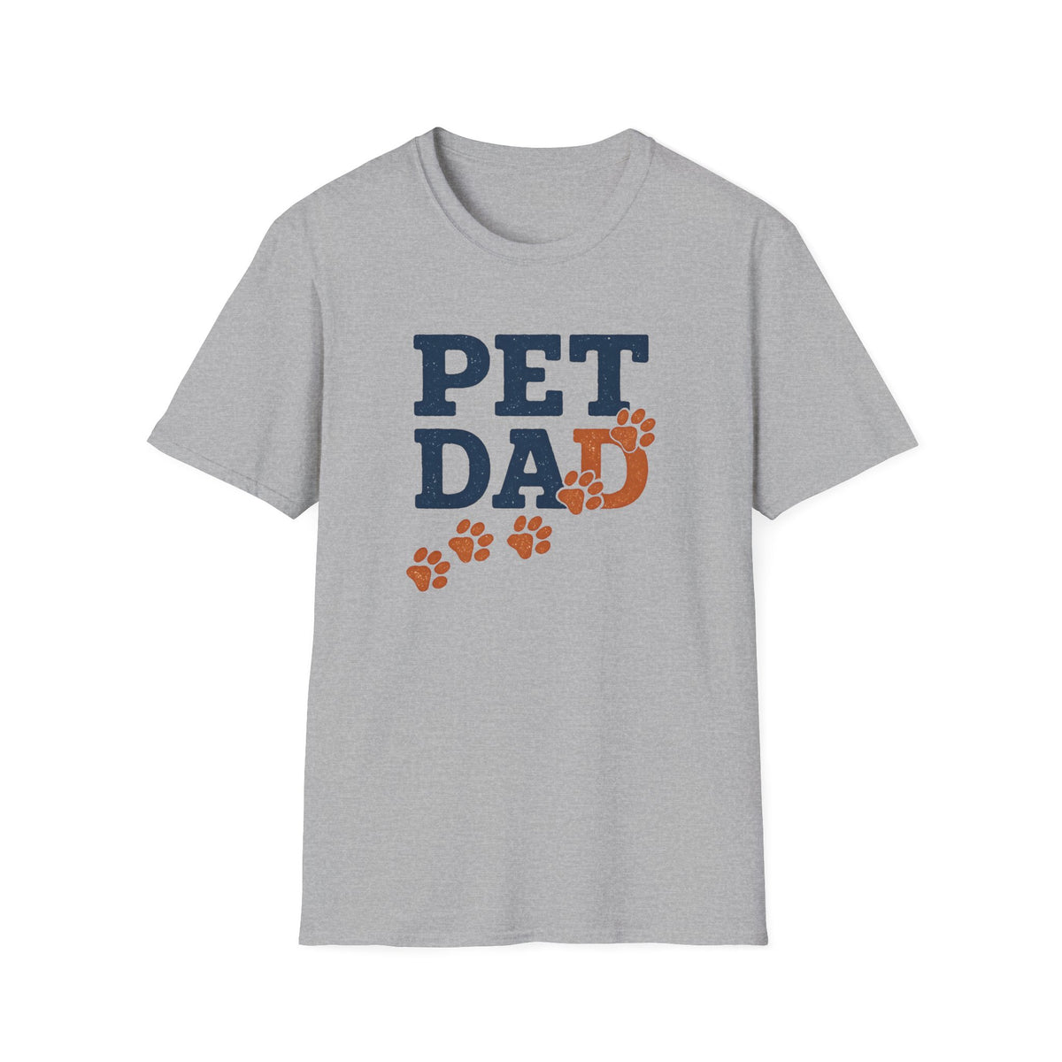 Pet Dad Logo Shirt – Funny Dog Dad & Cat Dad Graphic Tee