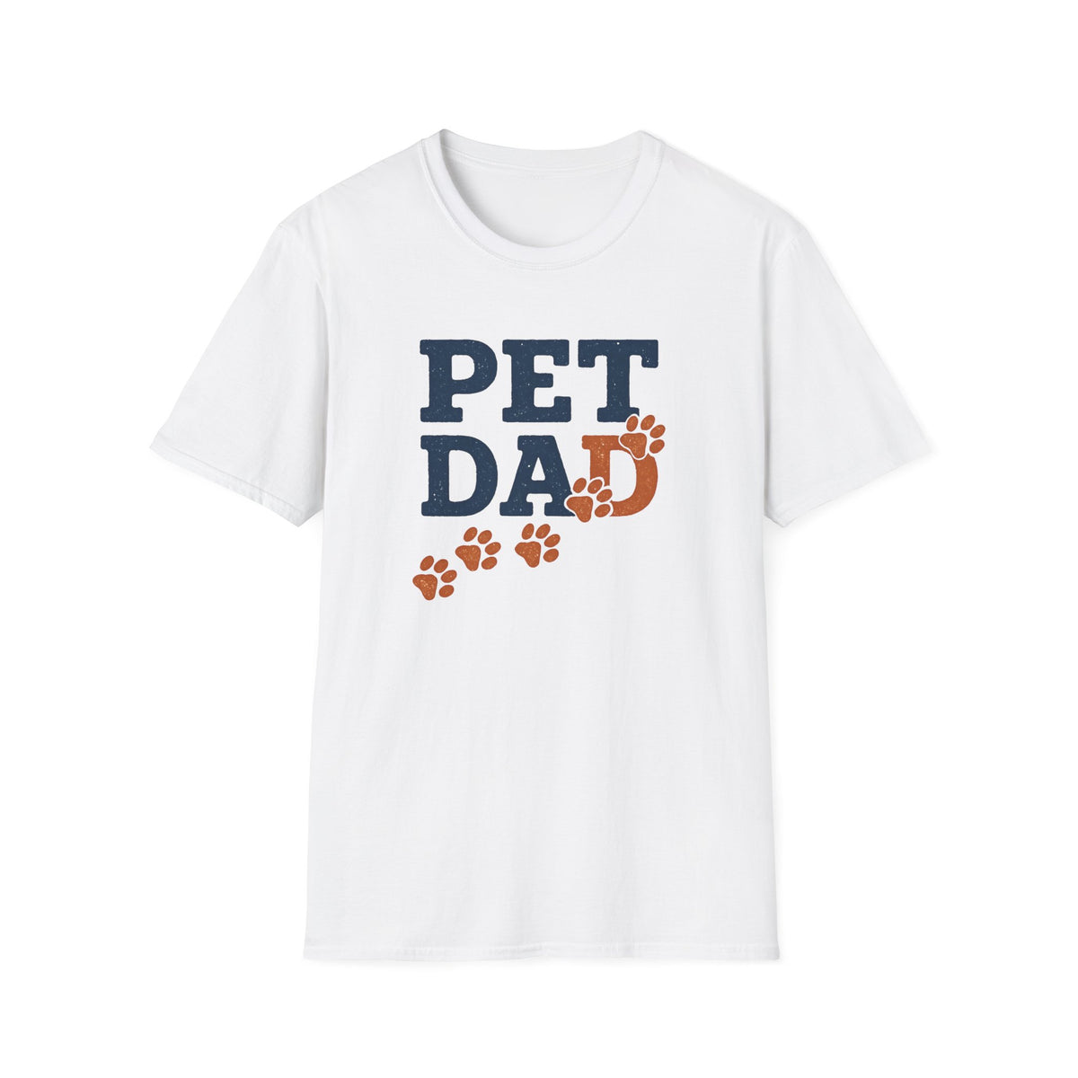 Pet Dad Logo Shirt – Funny Dog Dad & Cat Dad Graphic Tee