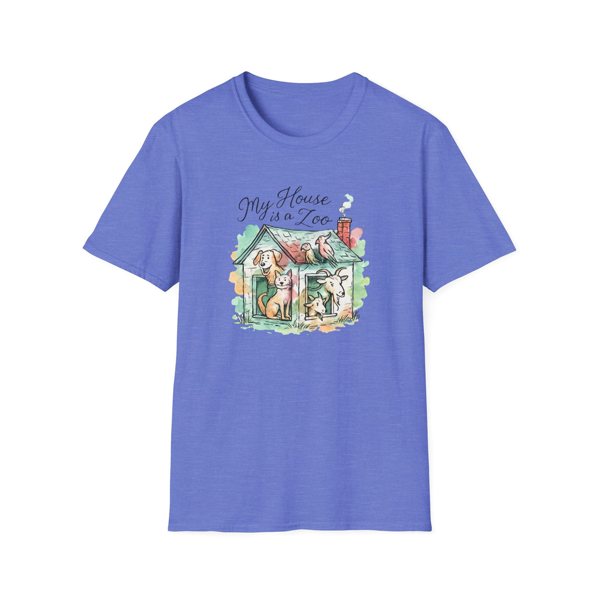 House Full of Animals T-Shirt – Funny Pet Lover Gift for Dog & Cat Owners