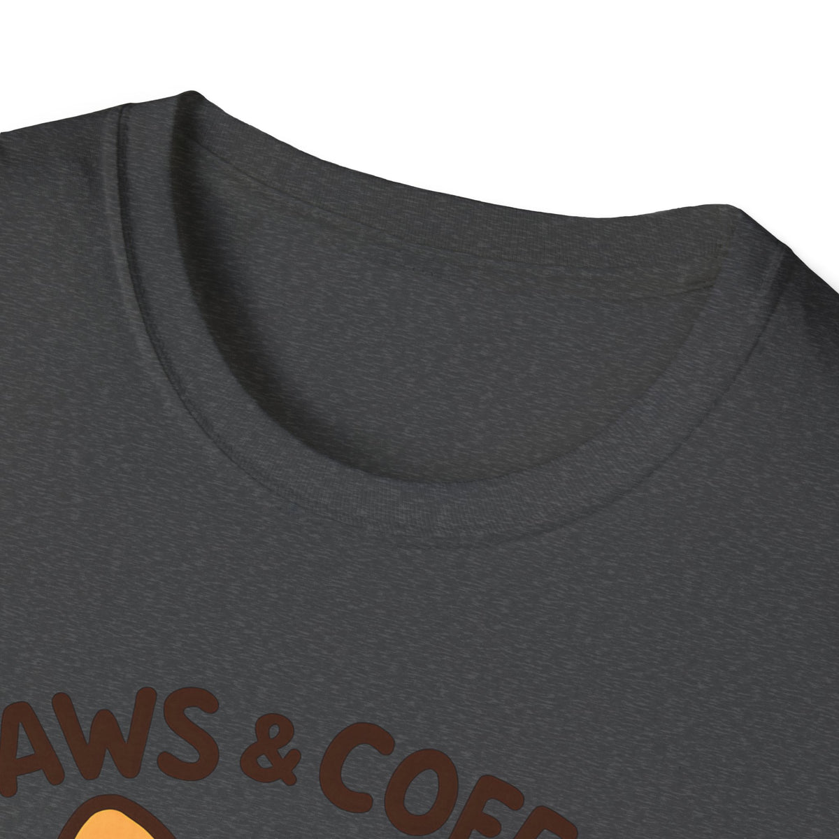 Paws and Coffee T-Shirt – Funny Gift for Dog Moms Who Love Coffee