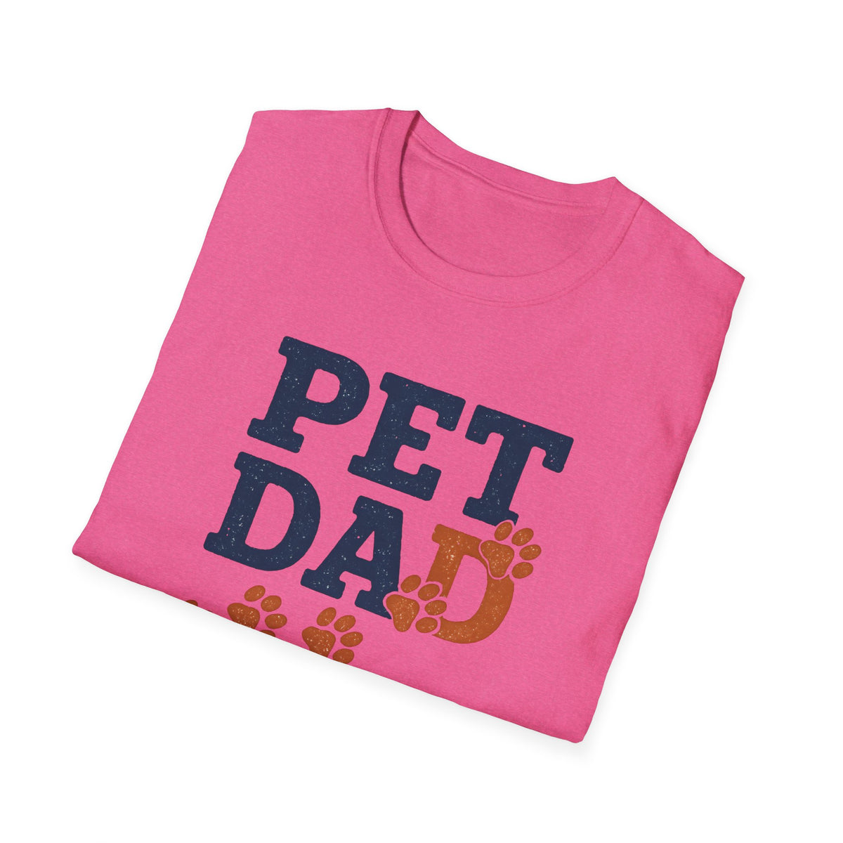Pet Dad Logo Shirt – Funny Dog Dad & Cat Dad Graphic Tee