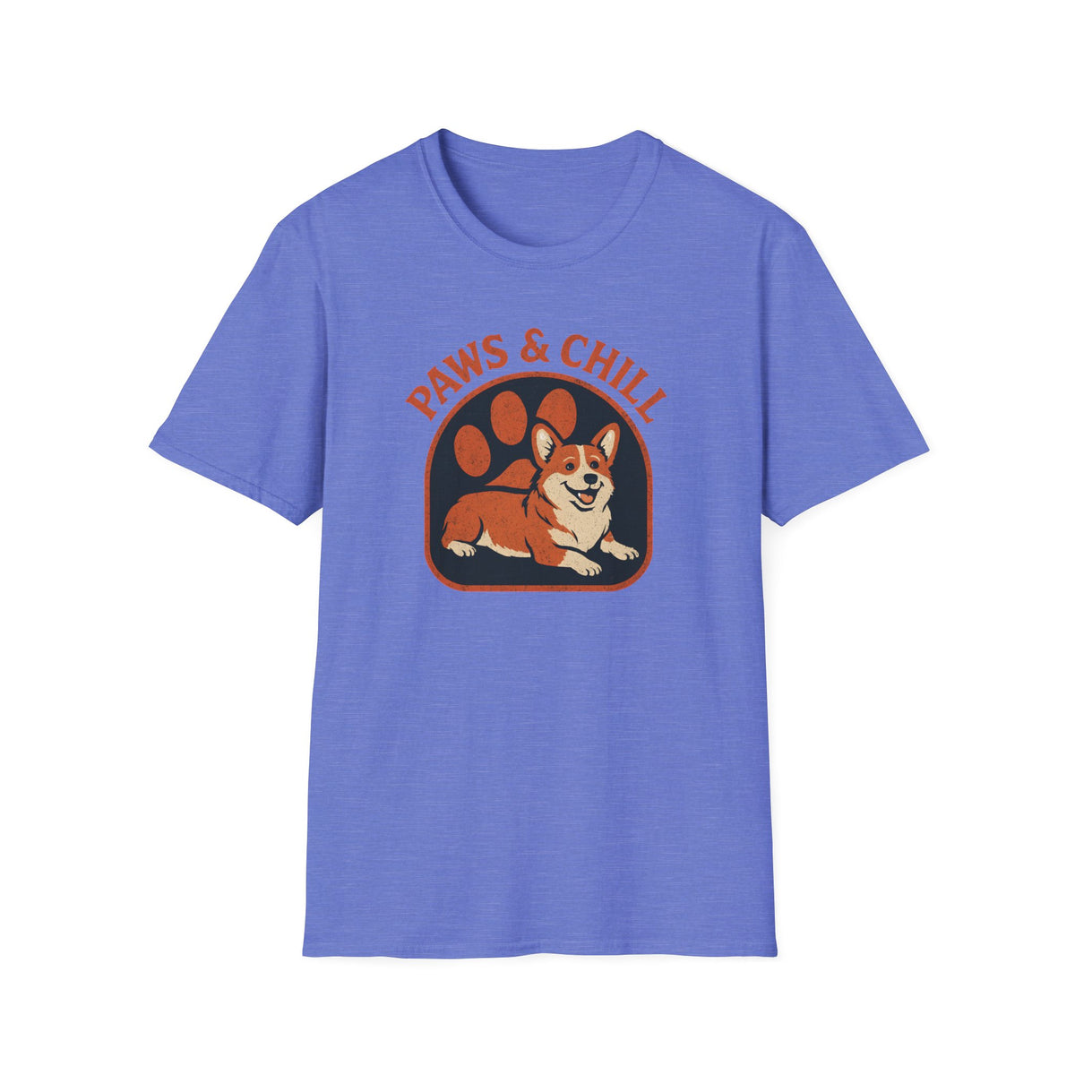Corgi Paw Print T-Shirt – Cute Gift for Corgi Moms & Dog Lovers