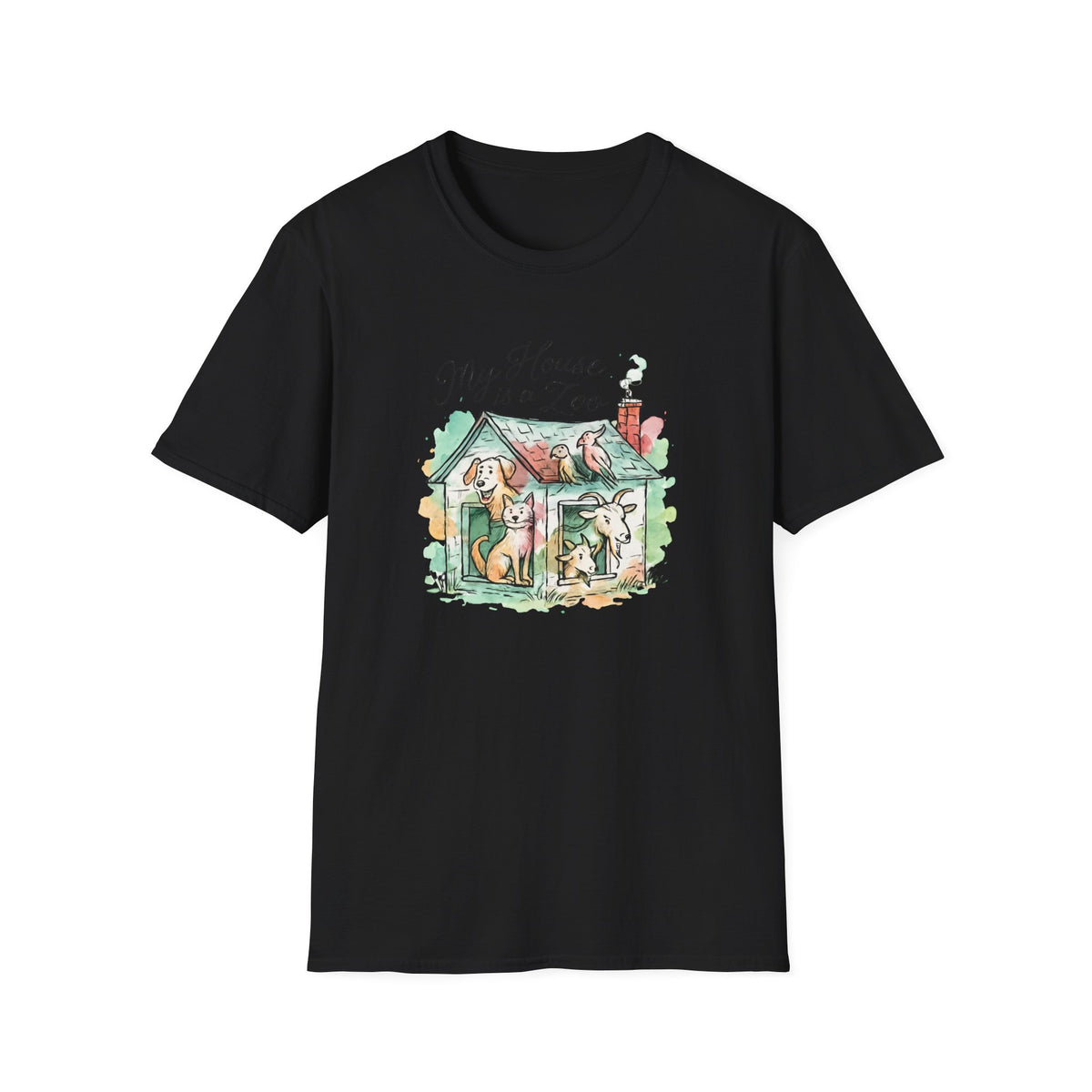 House Full of Animals T-Shirt – Funny Pet Lover Gift for Dog & Cat Owners