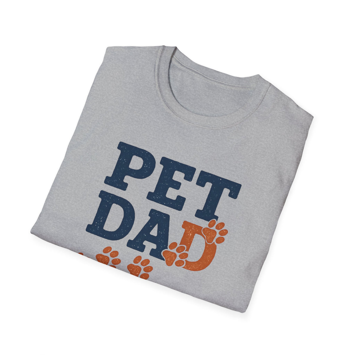 Pet Dad Logo Shirt – Funny Dog Dad & Cat Dad Graphic Tee